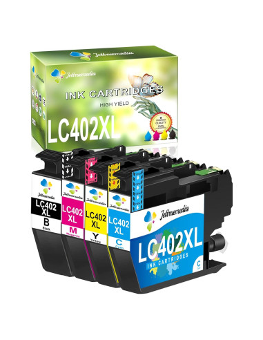 Cartuchos de tinta compatibles LC402XL Jettruemedia 4 colores