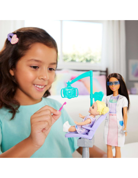 Barbie Dentista con Muñeca Paciente y Accesorios - Mattel Barbie Dentista con Muñeca Paciente y Accesorios - Mattel