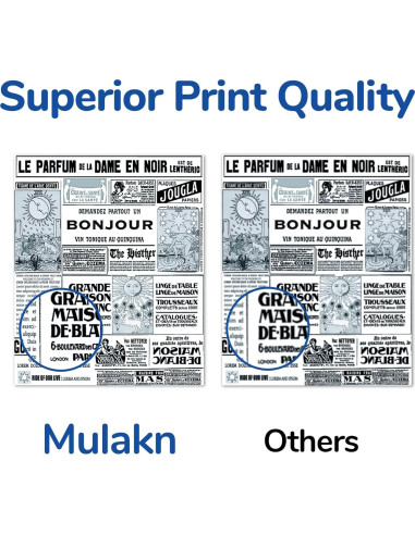 Cartuchos de Tóner Mulakn TN760 para Brother - 2PK Alto Rendimiento