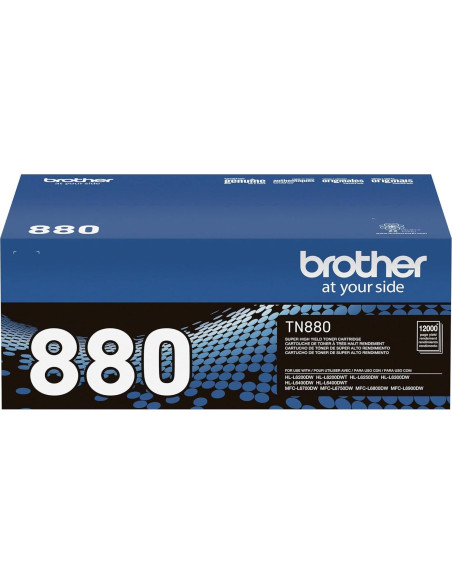 Cartucho de Tóner Brother TN-880 Negro Alta Capacidad 12000 Páginas Cartucho de Tóner Brother TN-880 Negro Alta Capacidad 12000 Páginas