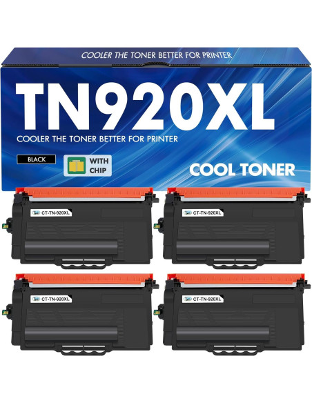 Cartucho de Tóner Compatible TN920XL para Brother - Paquete de 4 Cartucho de Tóner Compatible TN920XL para Brother - Paquete de 4