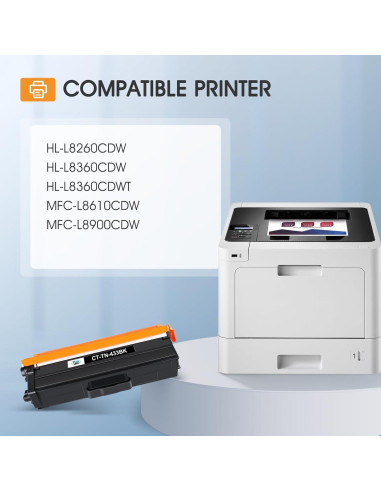 Cartucho de Tóner Compatible Cool Toner TN433 para Brother - 4 Colores