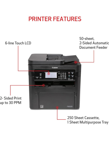 Impresora láser multifuncional Canon imageCLASS MF269dw II Impresora láser multifuncional Canon imageCLASS MF269dw II