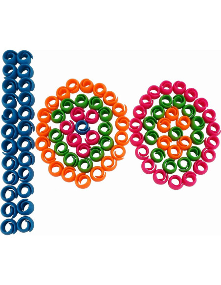Sujetadores de Bobinas New Brothread 100pcs Silicona Flexible Sujetadores de Bobinas New Brothread 100pcs Silicona Flexible