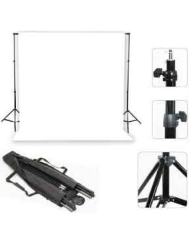 Kit de iluminación de estudio fotográfico StudioFX K01 con 3 fondos