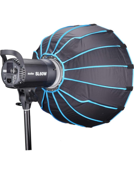 Kit Luz LED Godox SL60W con Soft Box 60cm 5600K para Video Kit Luz LED Godox SL60W con Soft Box 60cm 5600K para Video