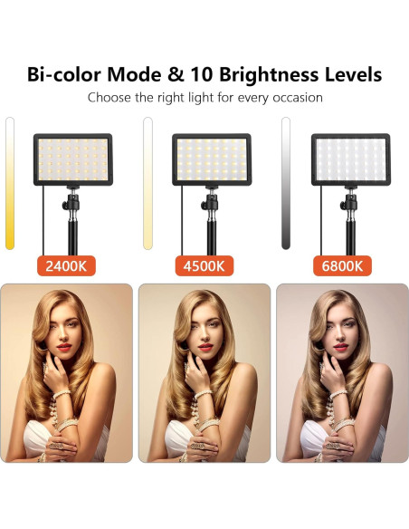 Kit de Iluminación LED Unicucp 2 Piezas Regulable 2400-6800K Kit de Iluminación LED Unicucp 2 Piezas Regulable 2400-6800K