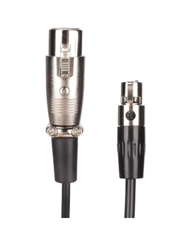 Cable Mini XLR hembra a XLR hembra 100cm Leapiture para auriculares