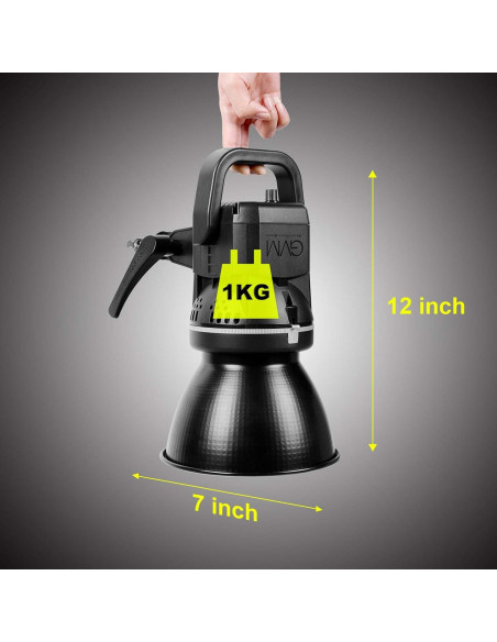Luz de Video LED GVM 80W con Paraguas Suave 5600K CRI97+ Luz de Video LED GVM 80W con Paraguas Suave 5600K CRI97+