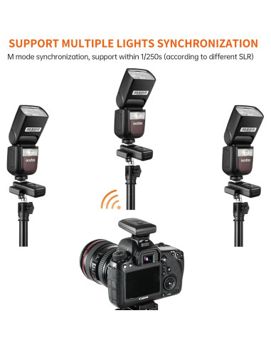Kit Godox CT-16 Receptor Inalámbrico para Flash DSLR
