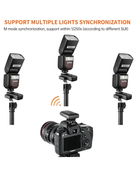 Kit Godox CT-16 Receptor Inalámbrico para Flash DSLR Kit Godox CT-16 Receptor Inalámbrico para Flash DSLR