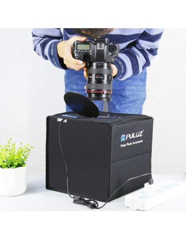 Mini Estudio Fotográfico PULUZ con Soporte Giratorio 360