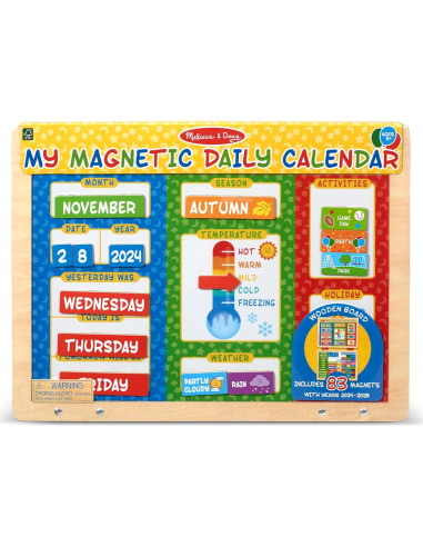 Calendario Magnético Diario Melissa & Doug 40x30 cm