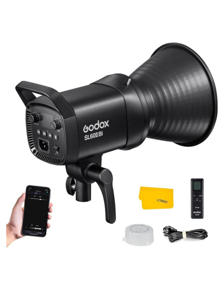 Luz de Video LED Bi-Color Godox SL60IIBi 75W 2800K-6500K Luz de Video LED Bi-Color Godox SL60IIBi 75W 2800K-6500K