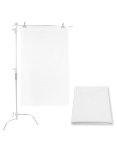 Tela de Difusión Selens 1M x 1.7M Nylon Blanca Sin Costuras