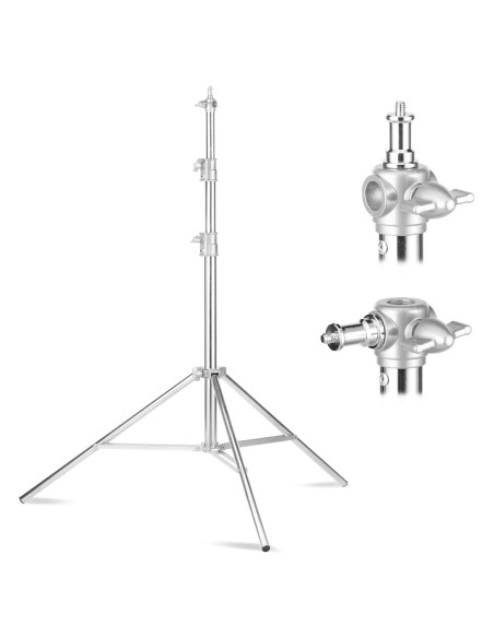 Soporte de Luz Ajustable Meking 2.8m Acero Inoxidable 15kg Soporte de Luz Ajustable Meking 2.8m Acero Inoxidable 15kg