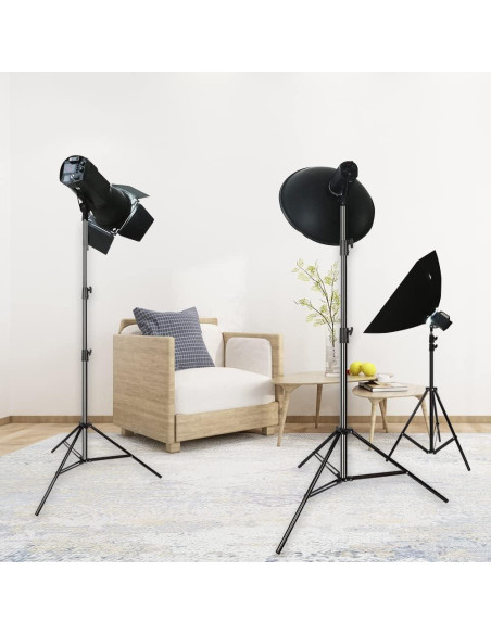 Soporte de Luz ITOTIN Ajustable 2.8m Plegable 2 Paquete Soporte de Luz ITOTIN Ajustable 2.8m Plegable 2 Paquete