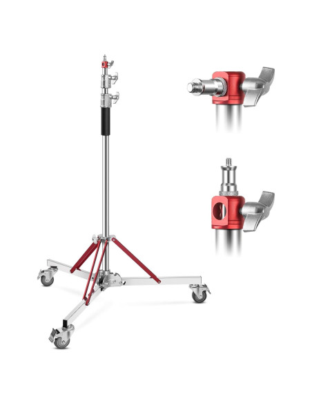 Soporte C-Stand Ajustable SAVWAY 10ft (305cm) con Ruedas Soporte C-Stand Ajustable SAVWAY 10ft (305cm) con Ruedas