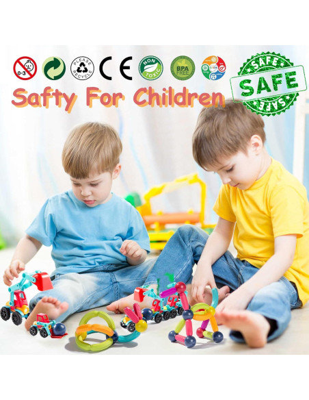 Bloques Magnéticos de Construcción 38PCS Yiwu para Niños 3-8 Años Bloques Magnéticos de Construcción 38PCS Yiwu para Niños 3-8 Años