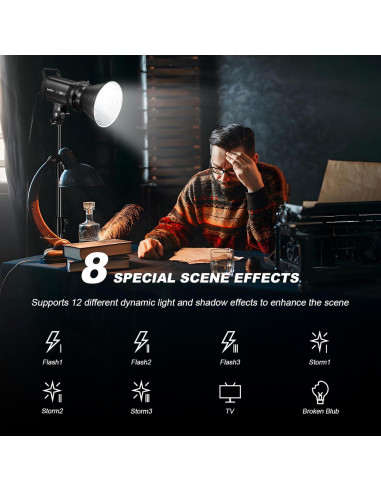 Kit de Luz Continua Godox SL100D 2PACK con Soportes y Softbox