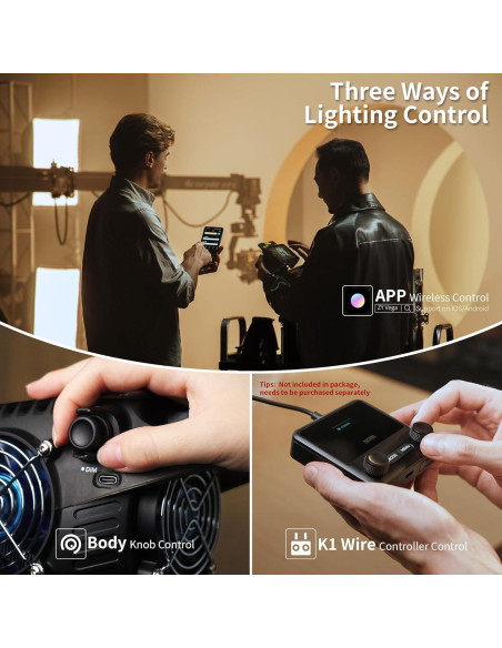 Luz de Video ZHIYUN B100 100W COB LED 2700K-6500K CRI 96+ Luz de Video ZHIYUN B100 100W COB LED 2700K-6500K CRI 96+