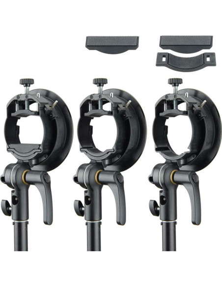 Soporte Godox S2 para Speedlite con Montura Bowens Soporte Godox S2 para Speedlite con Montura Bowens