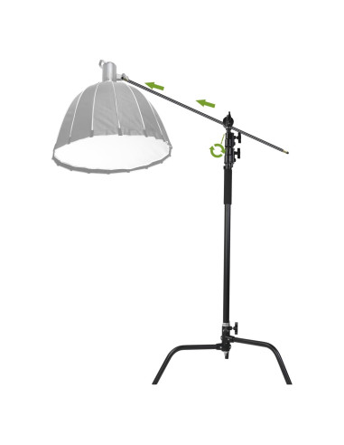 Soporte de Luz Fotográfica GVM C320 C Stand Acero 320cm