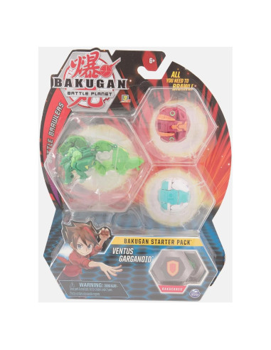 Paquete de Inicio Bakugan 3-Pack Ultra Ventus 6+