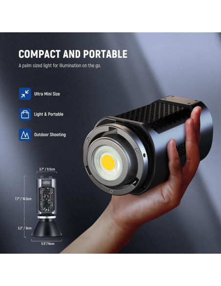Luz de Video LED NEEWER MS150 130W 5600K con Softbox y Control Inalámbrico Luz de Video LED NEEWER MS150 130W 5600K con Softbox y Control Inalámbrico