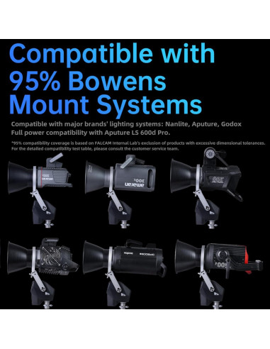 Soporte de Luz FALCAM Move LightGo para Montaje Bowens 1.77kg