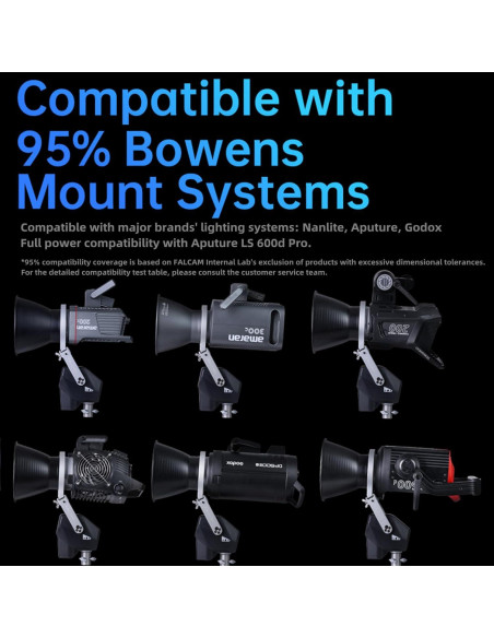 Soporte de Luz FALCAM Move LightGo para Montaje Bowens 1.77kg Soporte de Luz FALCAM Move LightGo para Montaje Bowens 1.77kg
