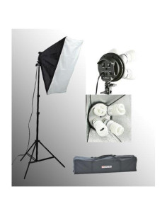 Kit de Iluminación ePhoto 800W Softbox VL9004SONE