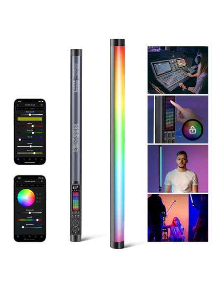 Tubo de Luz LED RGB NEEWER TL60 20W Batería 3000mAh Tubo de Luz LED RGB NEEWER TL60 20W Batería 3000mAh