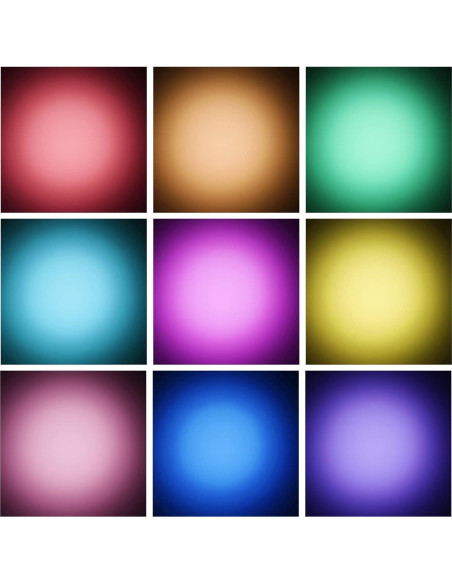 Lystaii 9 Filtros de Gel de Iluminación 30x30cm Multicolor Lystaii 9 Filtros de Gel de Iluminación 30x30cm Multicolor
