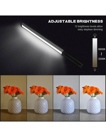 Varita de Luz LED RGB Hagibis HW01, 1000 Lúmenes, Batería Recargable Varita de Luz LED RGB Hagibis HW01, 1000 Lúmenes, Batería Recargable