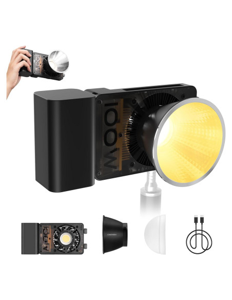 ZHIYUN CINEPEER CX100 Luz de Video LED 100W Bi-Color 2700K-6500K ZHIYUN CINEPEER CX100 Luz de Video LED 100W Bi-Color 2700K-6500K