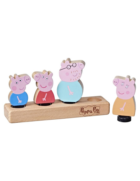 Figuras de Madera Peppa Pig - Set 4 Personajes 2+ Figuras de Madera Peppa Pig - Set 4 Personajes 2+