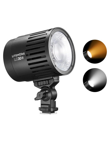 Luz LED Bicolor Godox LC30Bi 3200K-6500K 28,200 Lúmenes