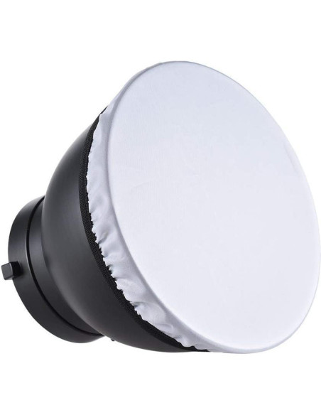 Sombrero Reflector Difusor Andoer 18 cm con Rejilla 60 Sombrero Reflector Difusor Andoer 18 cm con Rejilla 60