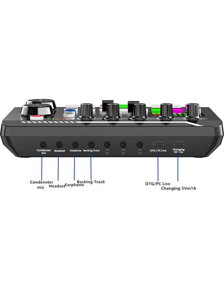 Tablero de Sonido Saycker con Bluetooth y Efectos LED 23x15cm Tablero de Sonido Saycker con Bluetooth y Efectos LED 23x15cm