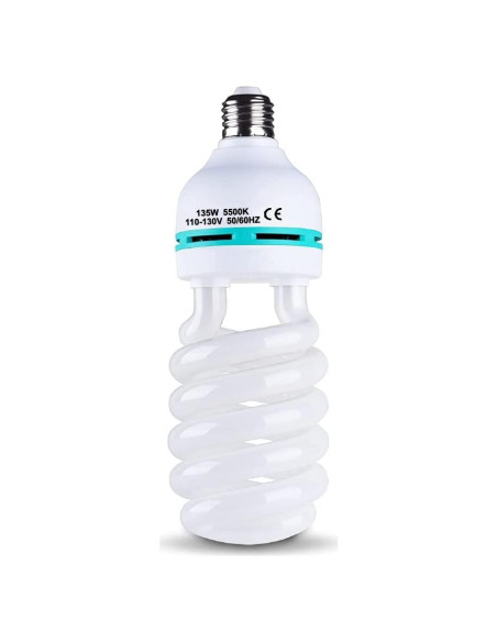 Bombilla CFL 135W 5500K E27 para Softbox Fotografía Bombilla CFL 135W 5500K E27 para Softbox Fotografía
