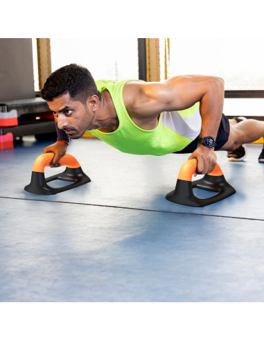 Barras de Push Up SELEWARE con Mango de Goma - Soporta 227 kg