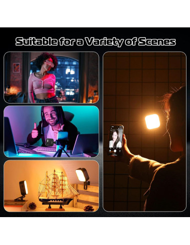 Ulanzi U60 Luz de Video RGB LED Portátil 2500mAh 2500-9000K
