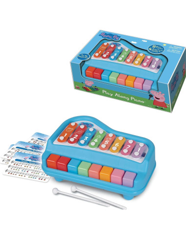 Piano y Xilófono Peppa Pig 2 en 1 para Niños