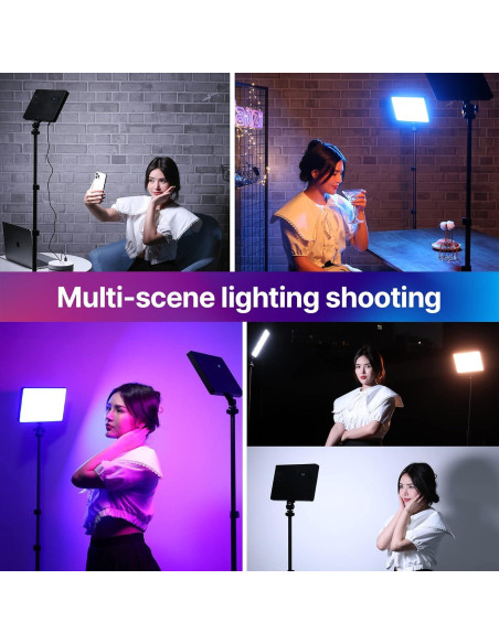 Luz de Video RGB ULANZI LT003 15W 2100Lux 10" Portátil Luz de Video RGB ULANZI LT003 15W 2100Lux 10" Portátil