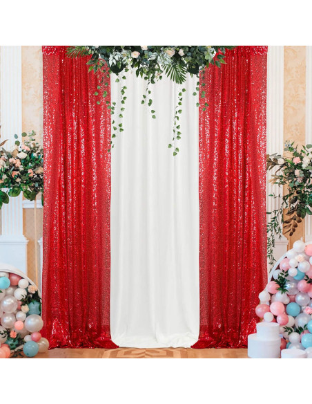 Fondo de Lentejuelas Verdes y Rojas ShinyBeauty 4 Paneles 2x2.44m Fondo de Lentejuelas Verdes y Rojas ShinyBeauty 4 Paneles 2x2.44m