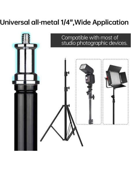 Soporte de Luz JINBEI 200cm Plegable Metal 4Kg Capacidad Soporte de Luz JINBEI 200cm Plegable Metal 4Kg Capacidad