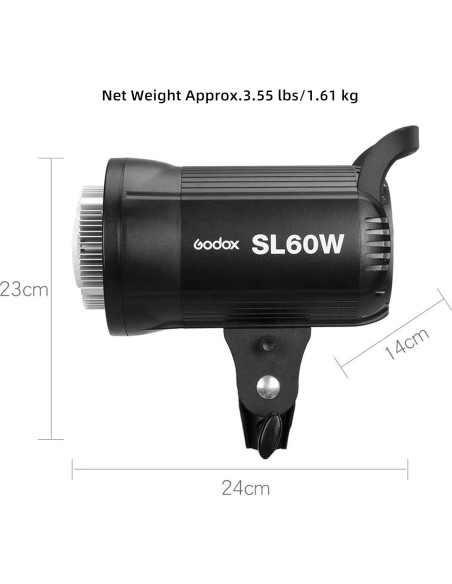 Godox SL-60IID Luz LED Video 70W Control APP Montura Bowens Godox SL-60IID Luz LED Video 70W Control APP Montura Bowens