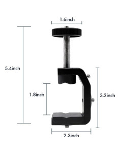 Soporte de Cámara C Clamp SLOW DOLPHIN Ajustable 4 kg 2