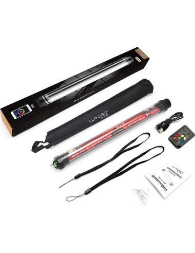 Luz LED Portátil LUXCEO P7RGB Pro con Control APP 12 Modos